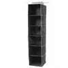 Image de Compactor - Organisation De Penderie - Organiseur Suspendu 30x30x128 Cm, 6 Compartiments, Noir Ran6275