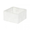 Image de séparateur de tiroir Stan petit 12 x 12 x 7 cm Tissu blanc