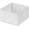 Image de Petit Panier De Rangement Stan Blanc - Compactor - 12 X 12 X H.7 Cm - Blanc