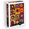 Image de Puzzle - SENTOSPHÈRE - Calypto - 1000 pièces - Carrés et cercles concentriques - Wassily Kandinsky - Toucher doux et soyeux - À partir de 9 ans