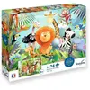 Image de 2 Puzzles - SENTOSPHÈRE - 24 pièces - Animaux sauvages - Observation - Mémoire - Logique - À partir de 3 ans