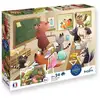 Image de SENTOSPHERE Calypto SentoSphère 2 puzzles école 24 pièces finition soft-touch Beige - Neuf