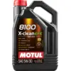 Image de MOTUL - Huile moteur 5W30 (C2/C3, 8100 X CLEAN EFE), 5 litres - Réf. 109471