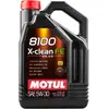 Image de MOTUL - Huile pour moteur 5W30 5 litres (C2/C3, 8100 X-CLEAN) - Réf. 112781