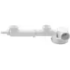 Image de Wirquin - Double Cuisine Évier Siphon Vidange 1 1/2' X 40mm Entrée Lave-vaisselle