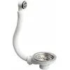 Image de Wirquin   Bonde Évier Ø90 Avec Trop-plein   Construction Durable En Inox   Installation Facile   Entretien Pratique   Compatible Éviers 1 Bac