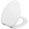 Image de Wirquin - Abattant Wc Woody Lux En Fibre De Bois Forme U Avec Charnières En Inox 20719569, Blanc