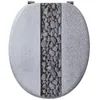 Image de Couvercle de WC Wirquin gris pierre, bois, MDF
