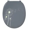 Image de Wirquin 20720372, Rallongé, Siège de toilette dur, Beige, Gris, Bois, 375 mm, 431 mm