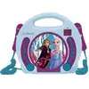 Image de Lecteur CD portable LEXIBOOK La Reine des Neiges 2 avec 2 micros, affichage LED, entrée AUX et jack 3,5 mm Bleu - Neuf