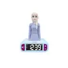 Image de Réveil avec Veilleuse en 3D Lexibook Reine des Neiges Elsa et effets sonores - Neuf