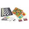 Image de Jeu de société magnétique Lexibook 8-en-1 Échecs Dames Moulin Serpents et échelles Oie Petits chevaux Chine Trictrac Blanc - Neuf
