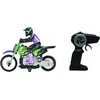 Image de Moto Crosslander cascade extrême avec effets lumineux