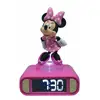 Image de Réveil digital avec veilleuse lumineuse Minnie en 3D et effets sonores - Neuf