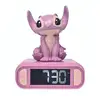 Image de Réveil enfant Lexibook RL800D1 Veilleuse 3D Angel LCD 6 mélodies Snooze Rose - Neuf