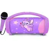Image de Enceinte Bluetooth Sans-Fil Lumineuse avec Micro Angel Stitch