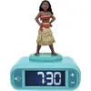 Image de Réveil avec veilleuse Vaiana en 3D