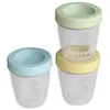 Image de lot de 3 récipients à portions en silicone Jungle