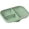 Image de Béaba, Assiette en silicone avec ventouse, Antidérapante, Saine et durable, Passe au lave-vaisselle, Au micro-ondes, Au congélateur, Facile d'entretien, Vert sauge