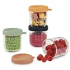 Image de Lot De 4 Portions Repas En Verre - Beaba - Mélange De Couleurs Sunrise - 250 Ml
