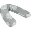 Image de Coussin De Maternité - Beaba - Big Flopsy  - Fleurs - Gris