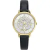 Image de GO Montre femme Mademoiselle Arbre de vie motif noir bracelet cuir quartz montre UGO699523