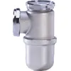 Image de Nicoll - Siphon Lavabo Non Réglable Laiton Chromé Mat - Hauteur 112mm