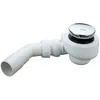 Image de Nicoll   Bonde De Douche Grand Débit 54l/min   Sortie Articulée   Coude 135° Orientable   Raccordement Ø 40/50mm Pour Grès, Acier, Acrylique