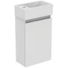 Image de Ideal Standard R0570wg Ensemble Meuble Eurovit+ Lavabo Encastré À Gauche 37 Cm Blanc