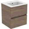 Image de IDEAL STANDARD R0571Y9 Ensemble de meubles Eurovit+ avec hauteur de travail 51 cm Blanc