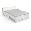 Image de M&s - Oxygene Lit Adulte Contemporain Blanc Mat - L 140 X L 190 Cm