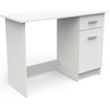 Image de Demeyere Bureau OSIRIS, 108,5x45x75 cm, blanc, mobilier de bureau, construction en panneaux de particules, un tiroir et une armoire