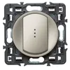 Image de Legrand   Interrupteur Va Et Vient Composable 10a   Enjoliveur Titane   Pour Installation En Va-et-vient   99512