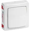 Image de Poussoir Appareillage Saillie Blanc (097608)