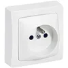 Image de Legrand - Prise De Courant Avec Terre Appareillage Saillie Bornes Auto Blanc (097616)