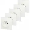 Image de Lot de 5 prises avec terre Neptune, blanc, LEGRAND