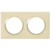 Image de Plaque double Dooxie, LEGRAND, dune