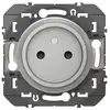 Image de Prise encastrée 2P Legrand Dooxie 0 952 44 16A 250V Protection enfant Aluminium mat - Neuf