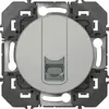 Image de Prise blindée RJ45 LEGRAND cat6 STP dooxie finition alu