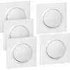 Image de Lot de 5 interrupteurs va-et-vient complet, LEGRAND Dooxie, blanc