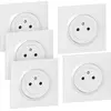 Image de Lot de 5 prises avec terre complet Dooxie, LEGRAND, blanc