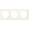 Image de Plaque triple Dooxie, LEGRAND, blanc