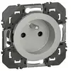 Image de Prise encastrable Legrand Dooxie prise de courant 2P+T 16A Connexion rapide 2,5mm² Argent - Neuf