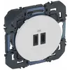Image de Legrand   Prise Double Usb Type-c 3a   Raccordement Rapide Phase-neutre   Finition Blanche Pour Intérieur Moderne   Recharge Simultanée De 2 Appareils