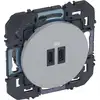 Image de Double Chargeur Usb Typec Dooxie 3a Finition Alu Legrand 095295