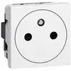 Image de Prise de courant surface Legrand MOSAIC 077111L 2 modules 2P+T 16 A Blanc RAL 9003 - Neuf
