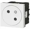Image de Prise De Courant 2p+t Surface Mosaic Link Raccordement Lateral 2 Modules - Blanc / 45degre
