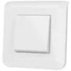 Image de Interrupteur Ou Va-et-vient Mosaic Legrand Blanc Complet 2 Modules Griffes: Sans Griffes