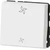Image de Interrupteur Vmc Legrand Mosaic Blanc 2 Modules