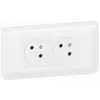 Image de Prise 2P+T Precable+Boite Encastrement Blanc
